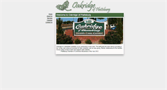 Desktop Screenshot of oakridgeofplattsburg.org