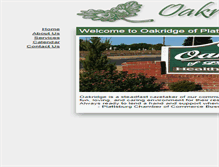 Tablet Screenshot of oakridgeofplattsburg.org